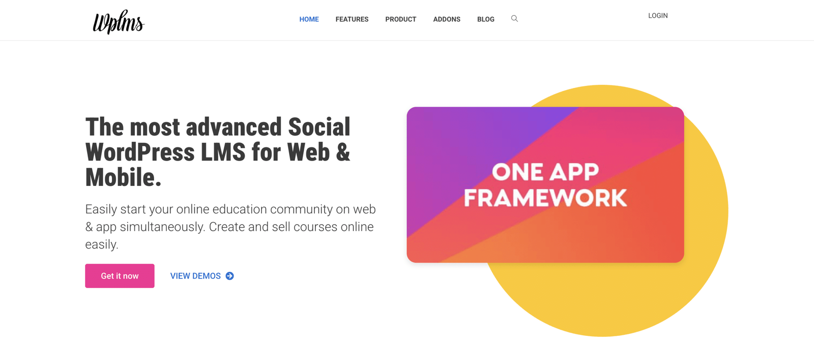 Image showing WPLMS theme. 