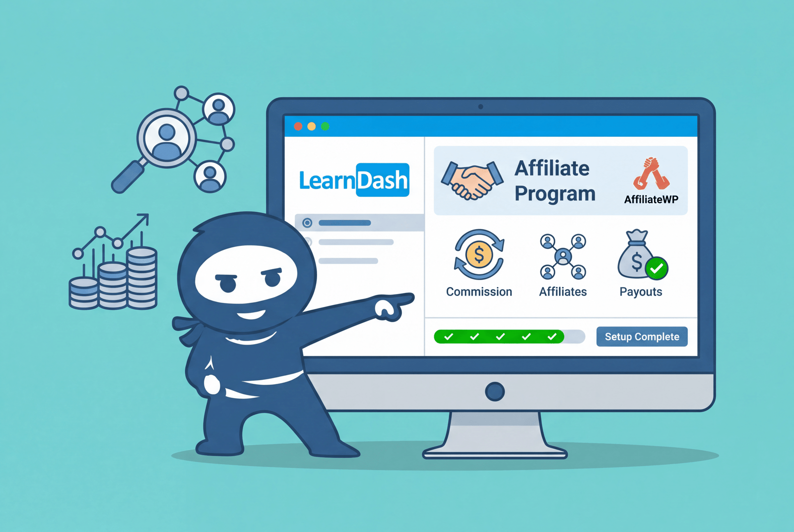 Image showing LearnDash Affiliate Program: The Complete Setup Guide