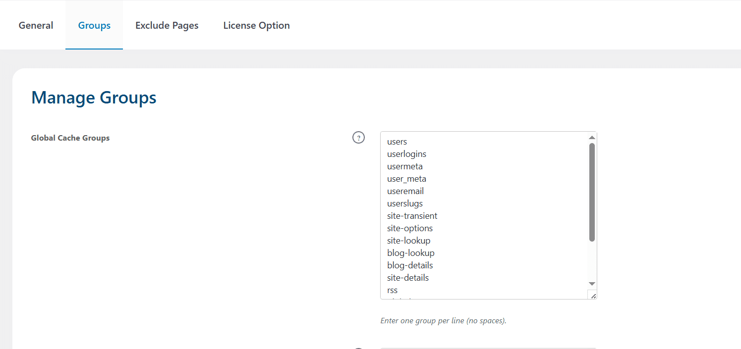 Image showing how to manage groups.