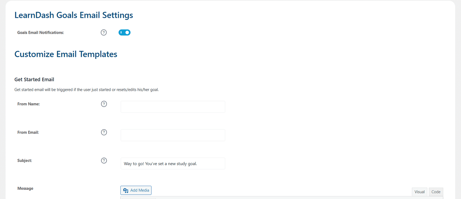 Image showing how to customize email templates.