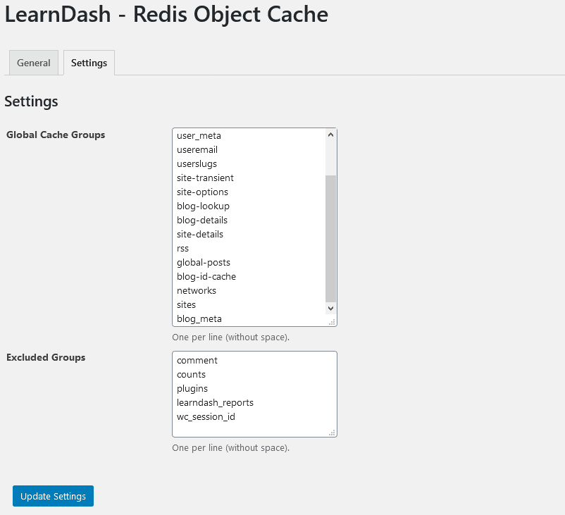 learndash redis object cache
