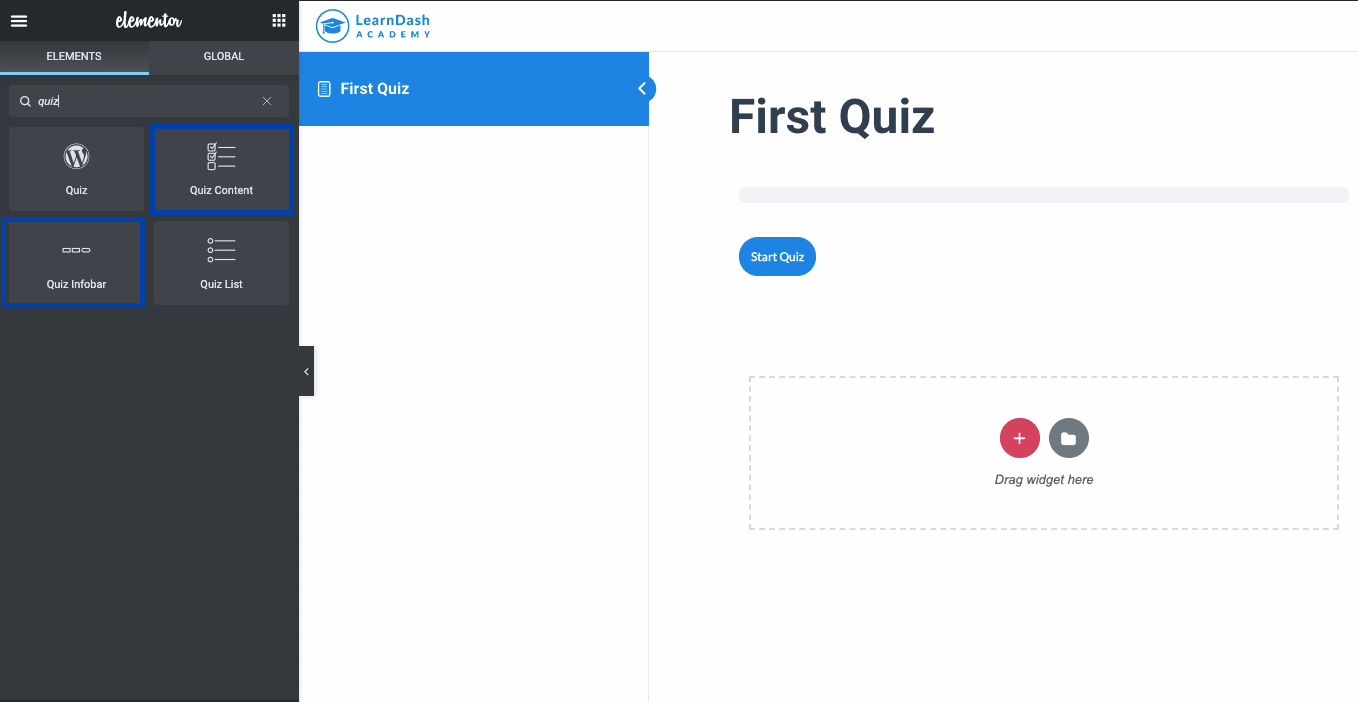 learndash elementor