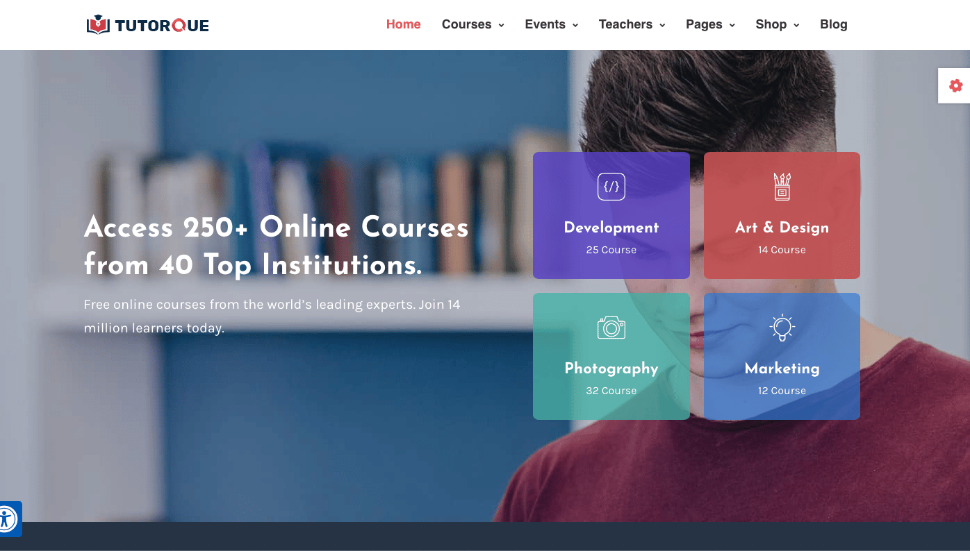 Tutorque learndash wordpress theme