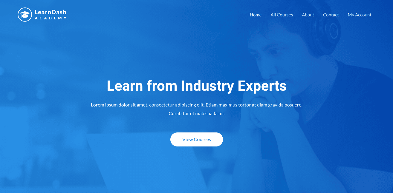 learndash academy astra starter template