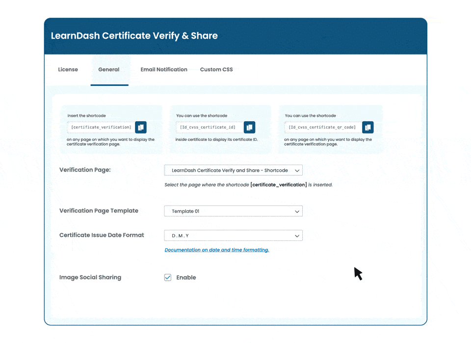 Image showing design verification pages your way.