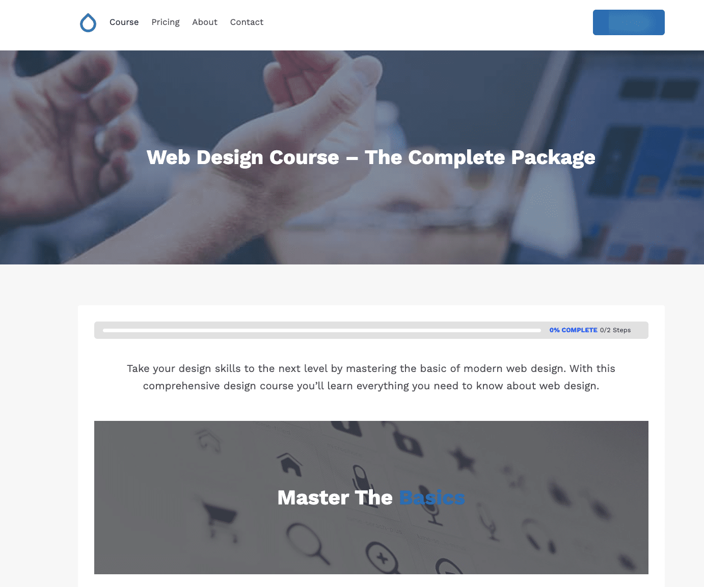 Image showing web design course. 