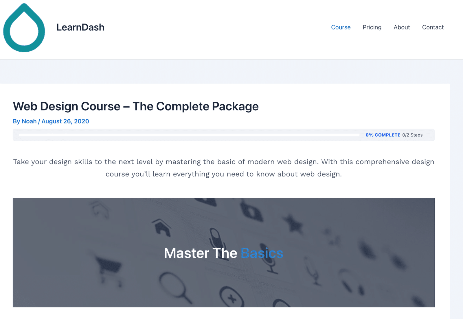Image showing Web design course complete package. 