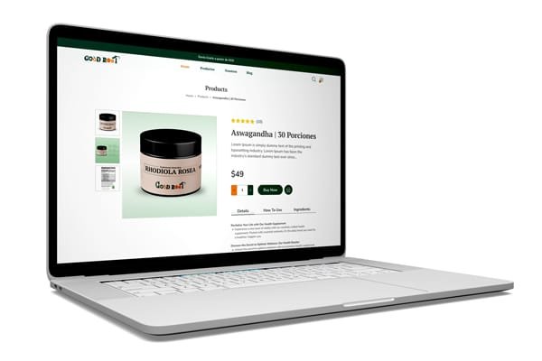 Mockup Product Page