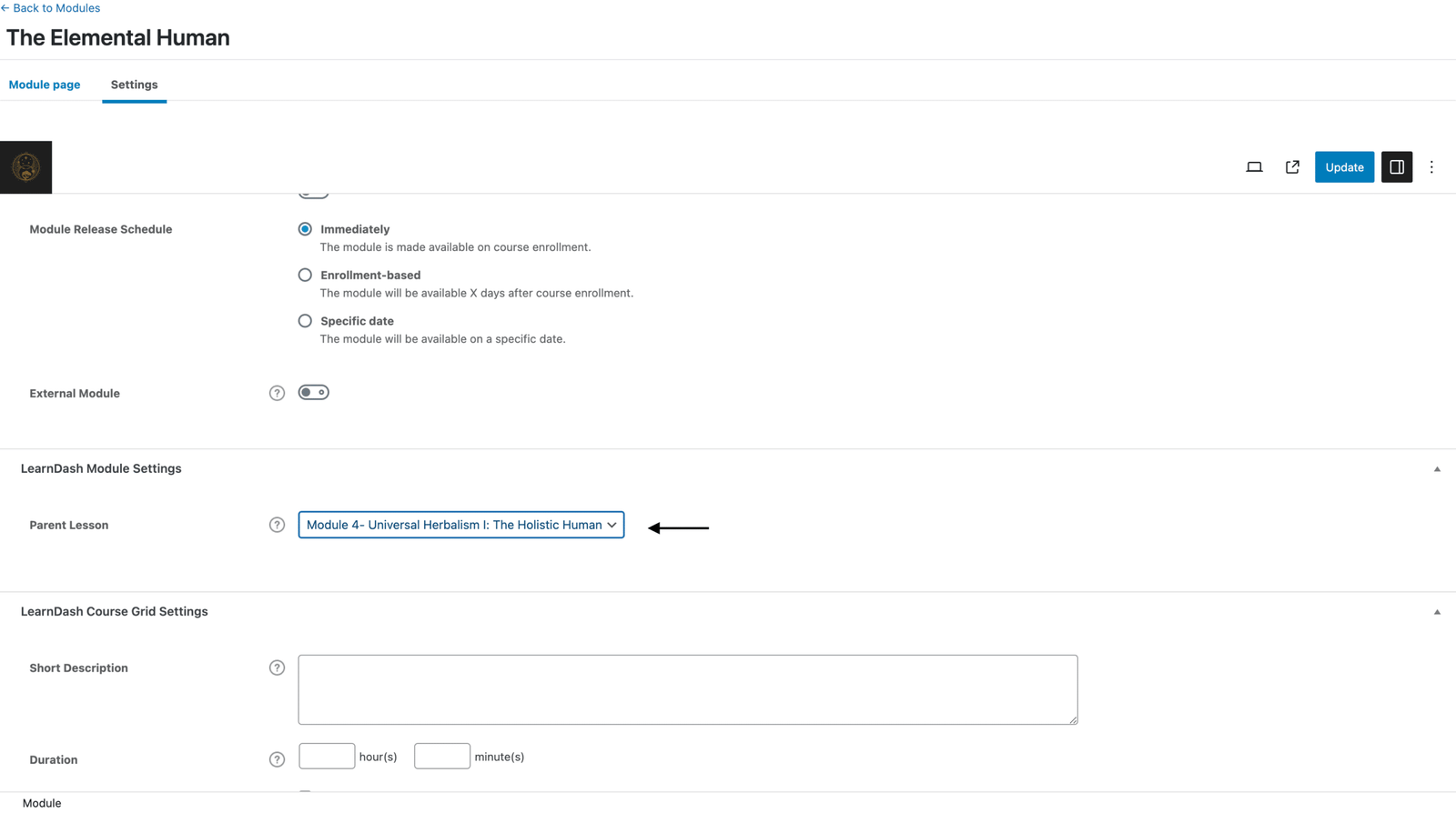 Submodule Config