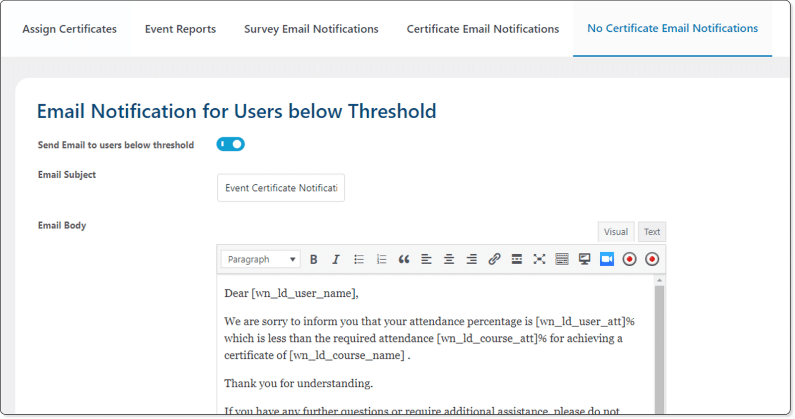 Custom LearnDash Certificate Email Notifications