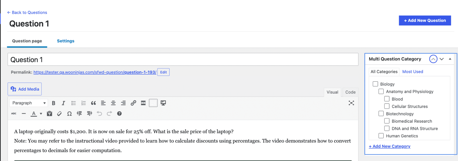 Image showing question 1. 