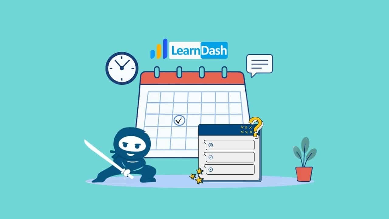 Image showing How to Schedule LearnDash Courses, Lessons, and Quizzes with Ease
