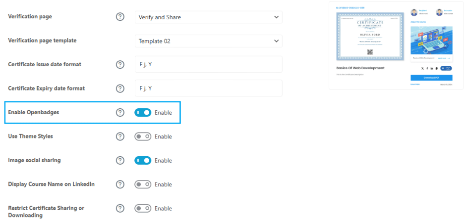Image showing how to open Badge-compliant files.