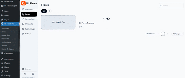 Image showing How To Connect Bit Flows to LearnDash (Step 1)