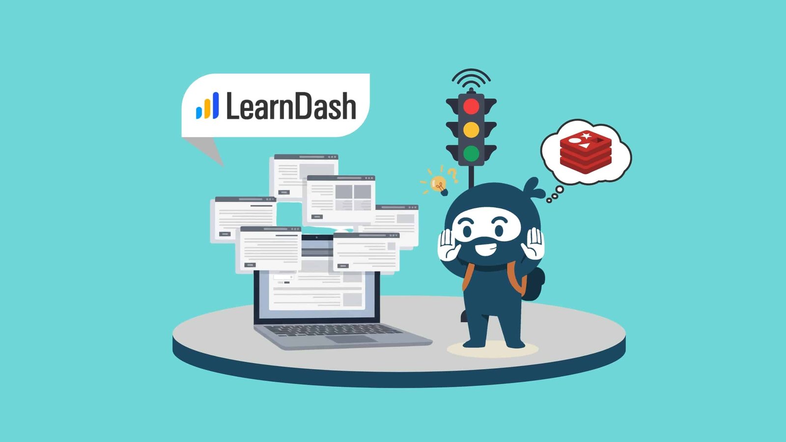 Image showing How to Handle High Traffic on LearnDash Sites Using Redis Caching