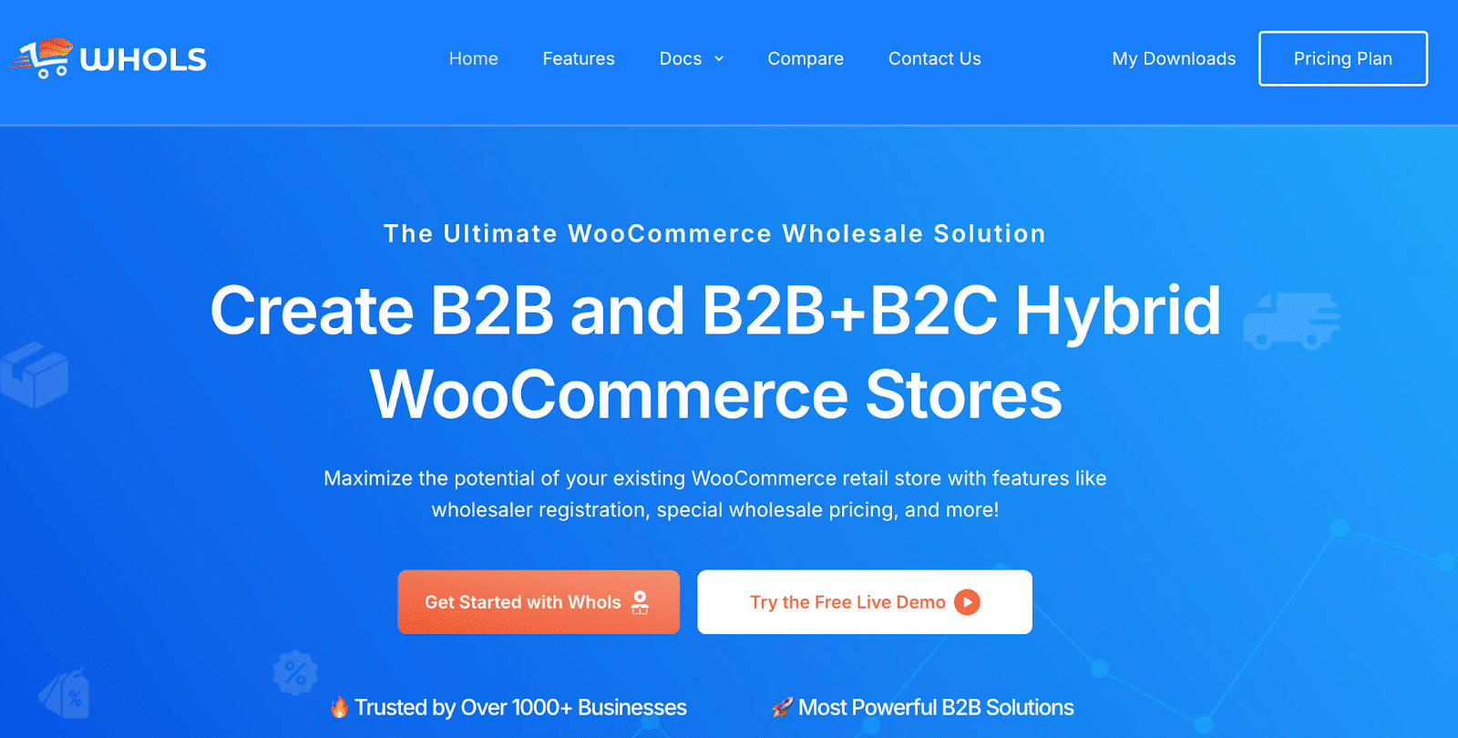 Image showing Whols website dashboard.
