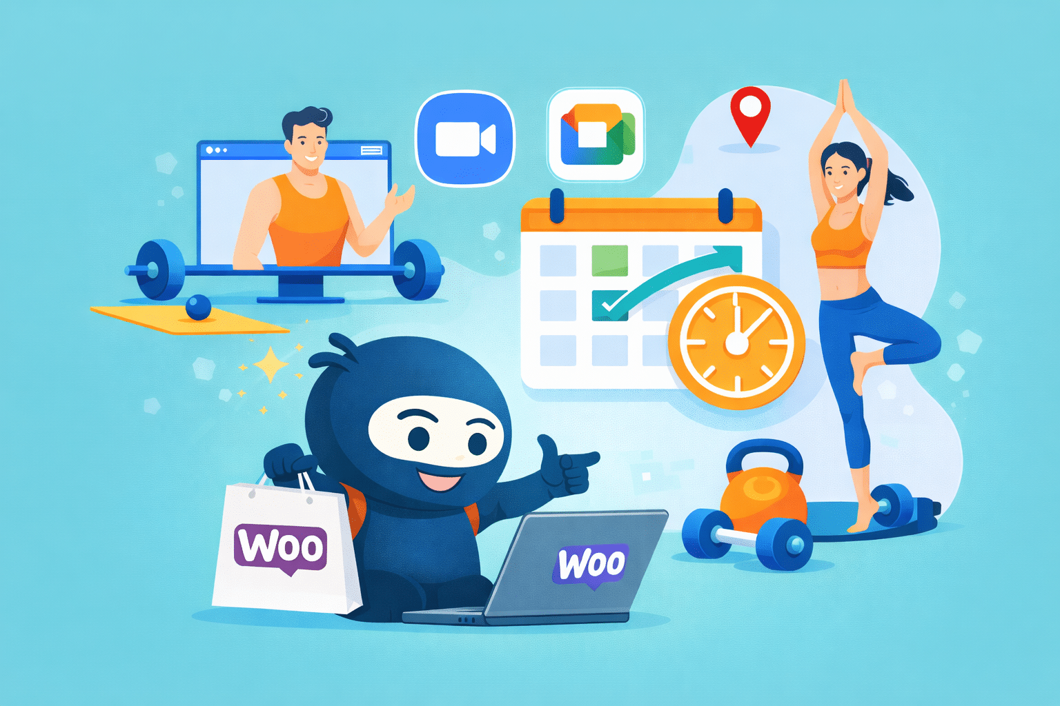 Image showing Sell Online Fitness Training with WooCommerce Bookings