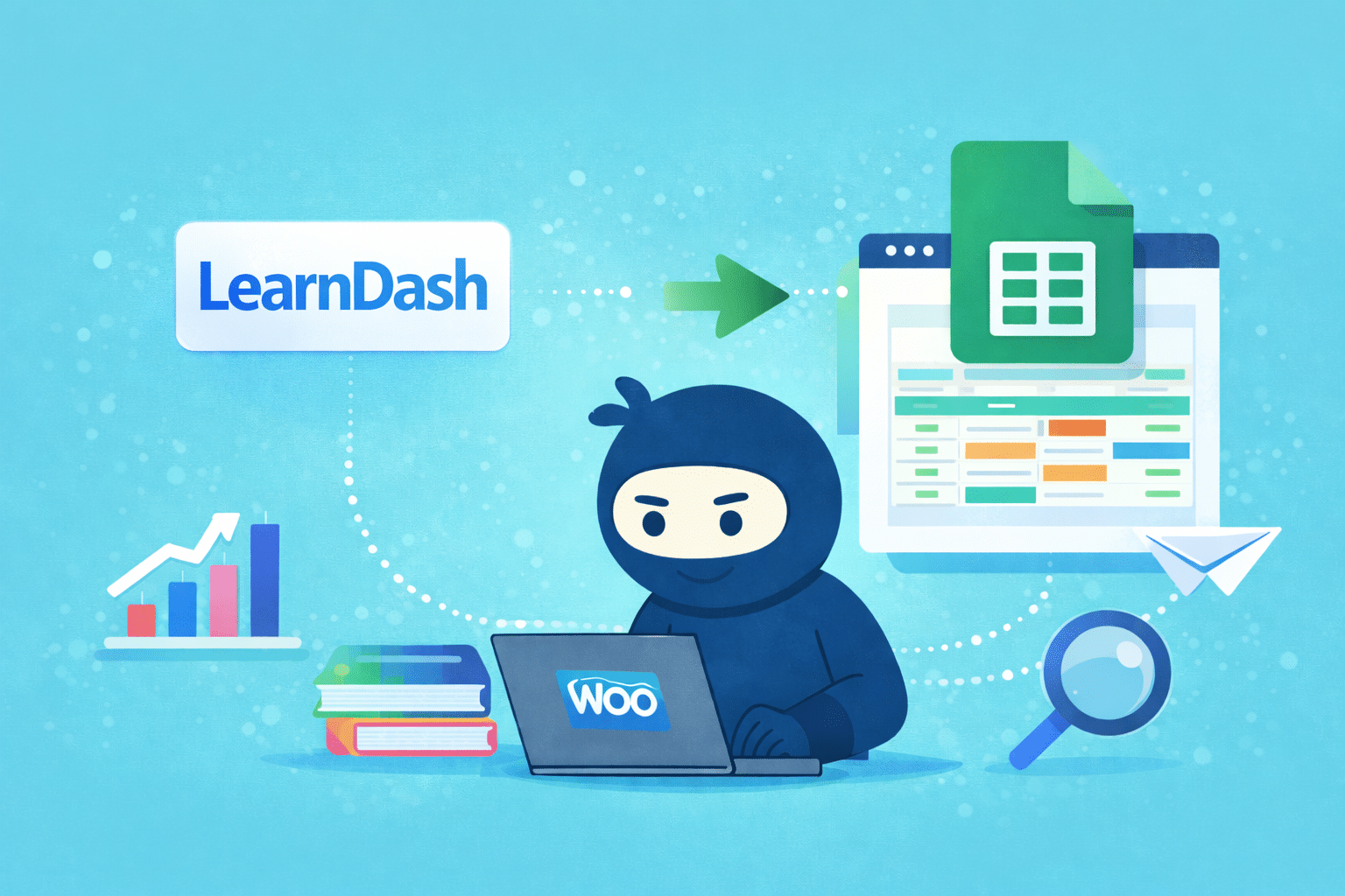 Image showing LearnDash Google Sheets Integration: Fast Bulk Uploads for Courses And Quizzes