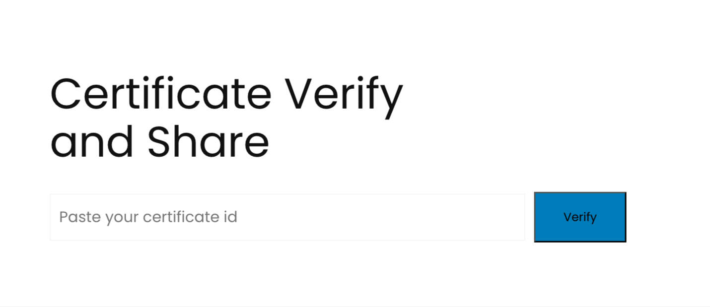 Image showing how to paste your certificate ID.