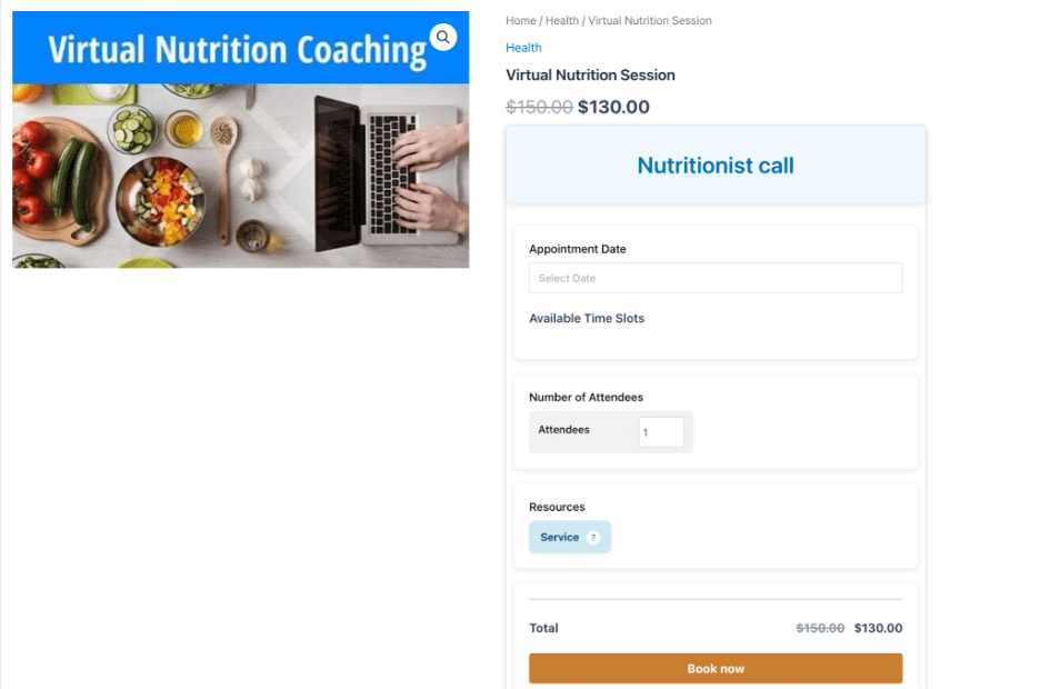 Image showing a virtual nutrition coaching. 