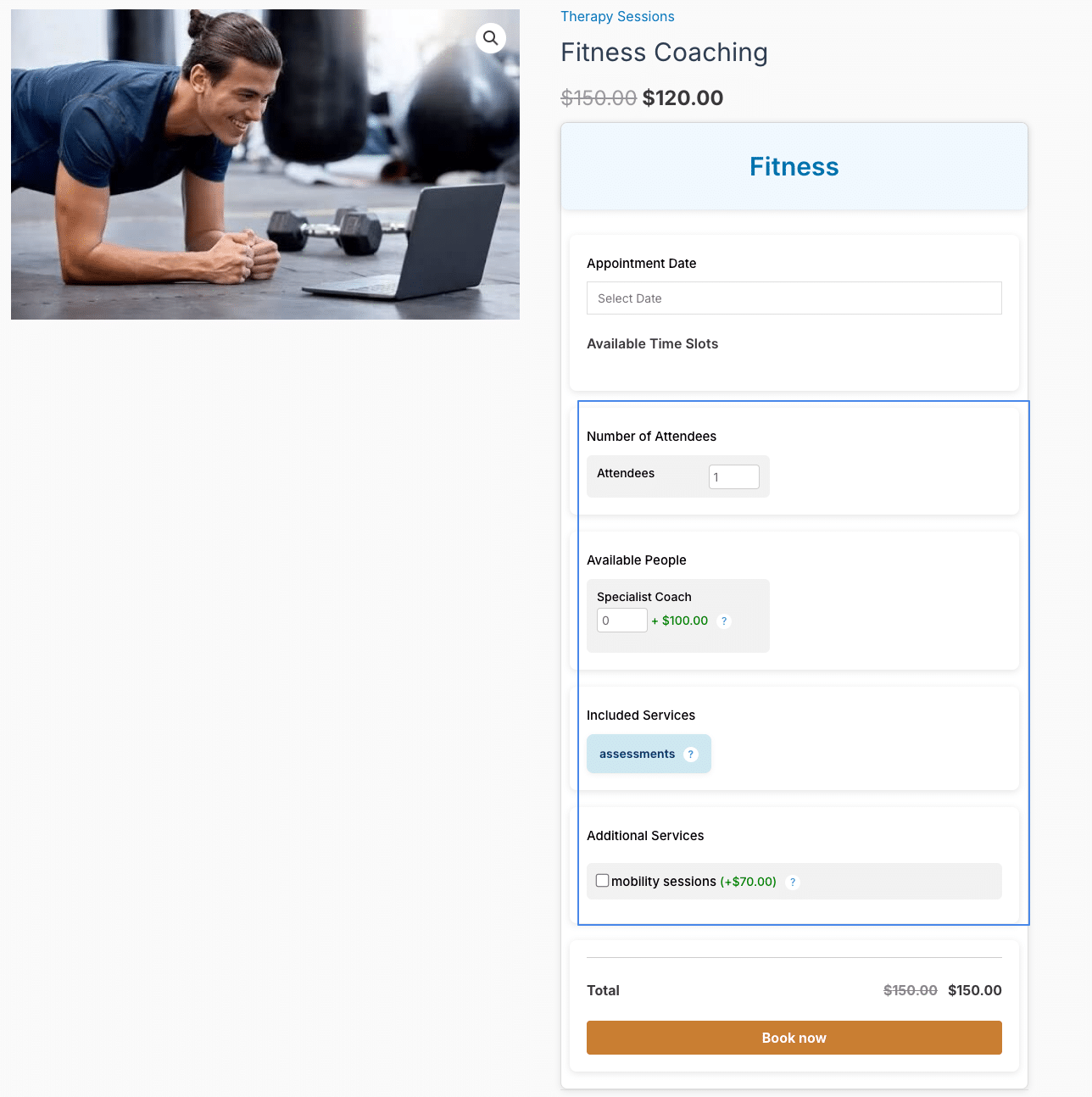 Image showing fitness coaching number of attendees. 