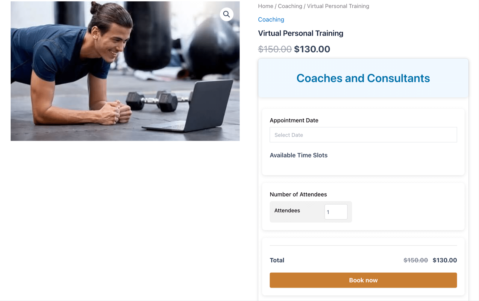 Image showing virtual personal training. 
