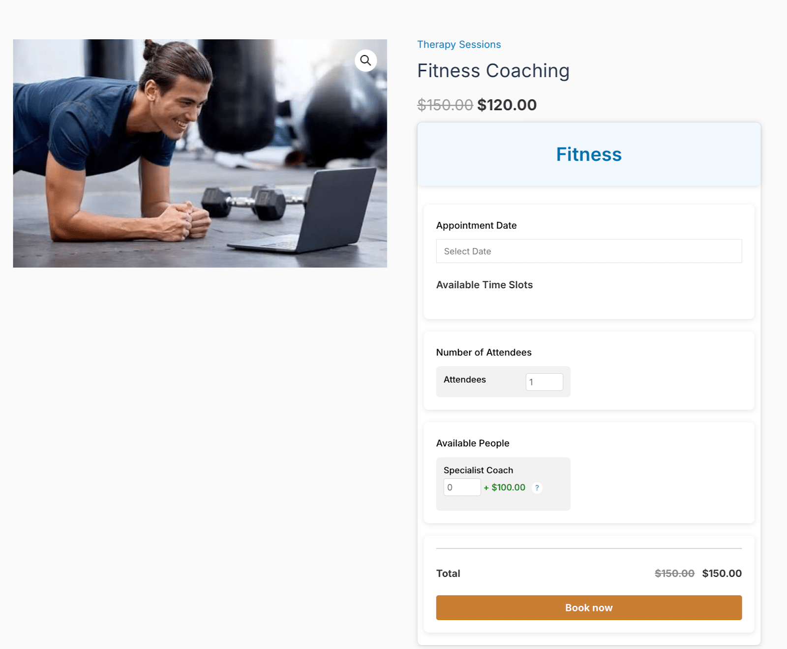 Image showing fitness coaching details. 
