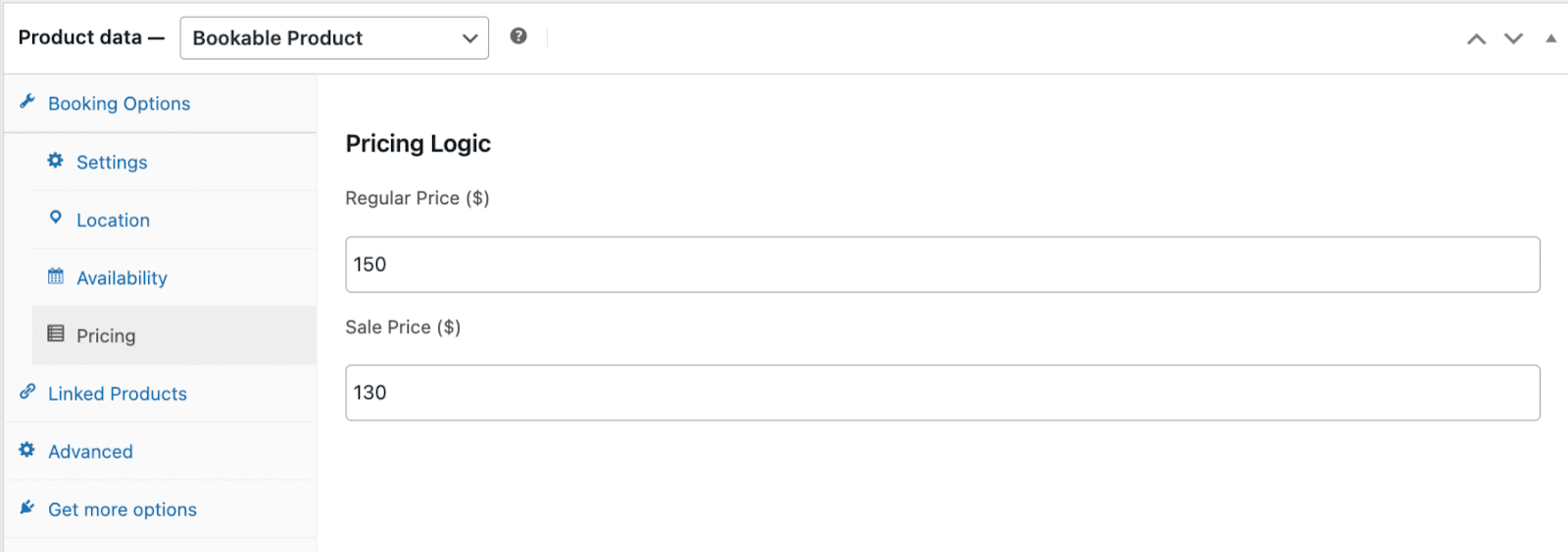 Image showing pricing logic for woocommerce bookings.