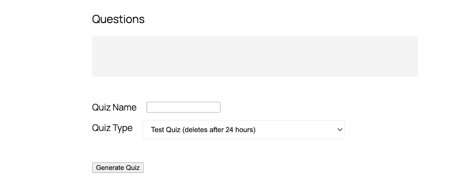 Image showing quiz type questions.