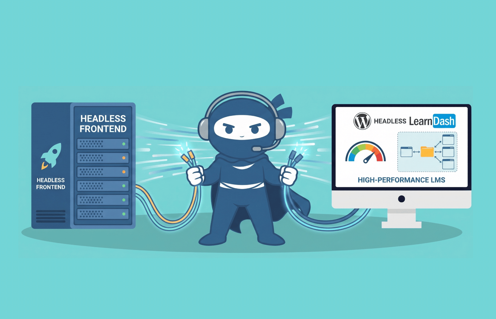 Image showing How to Build a LearnDash Headless Site for a High-Performance LMS
