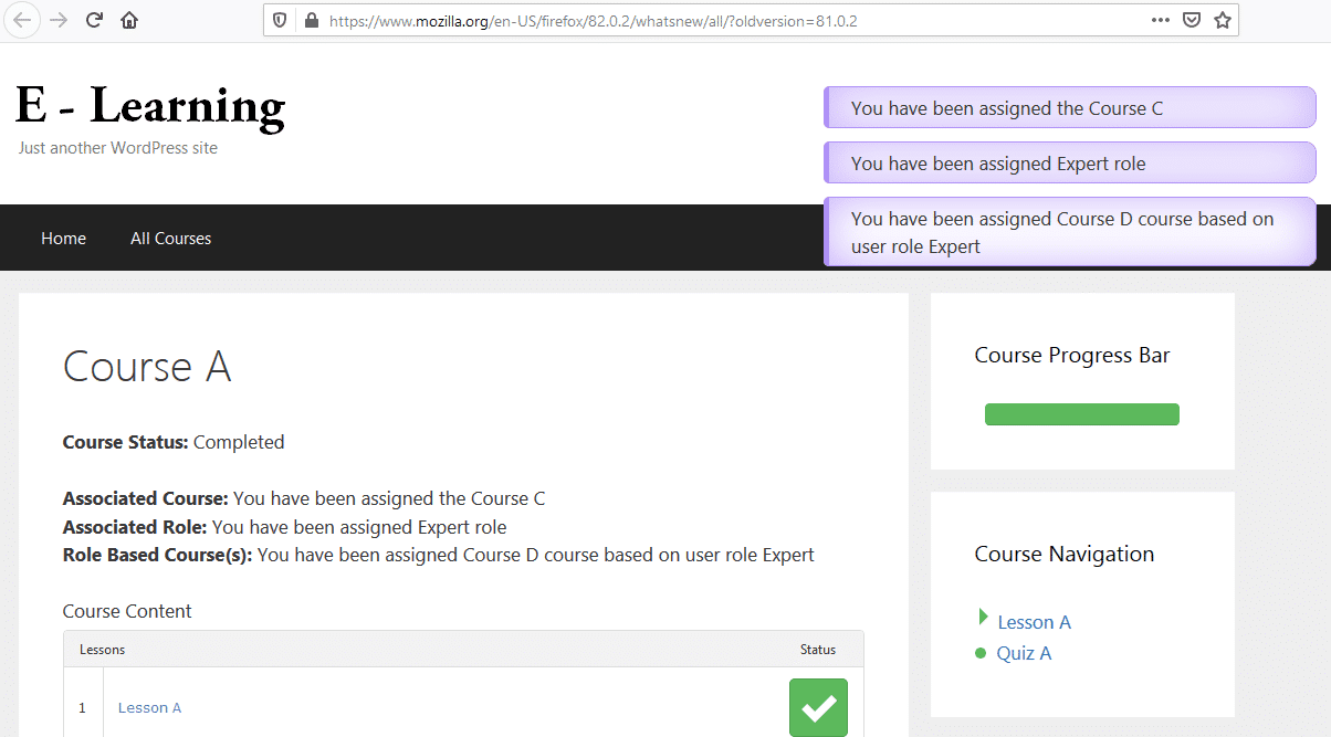 Image showing e0learning course A.