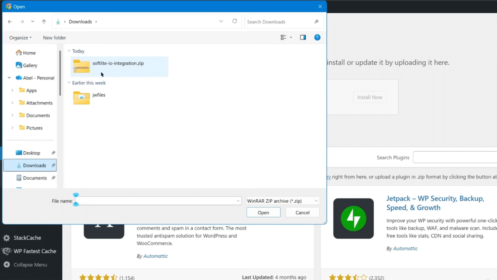 Image showing to activate the new plugin. 