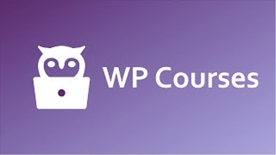 Image showing WP Courses. 