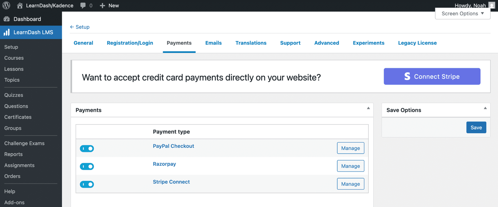 Image showing how to activate your license key.
