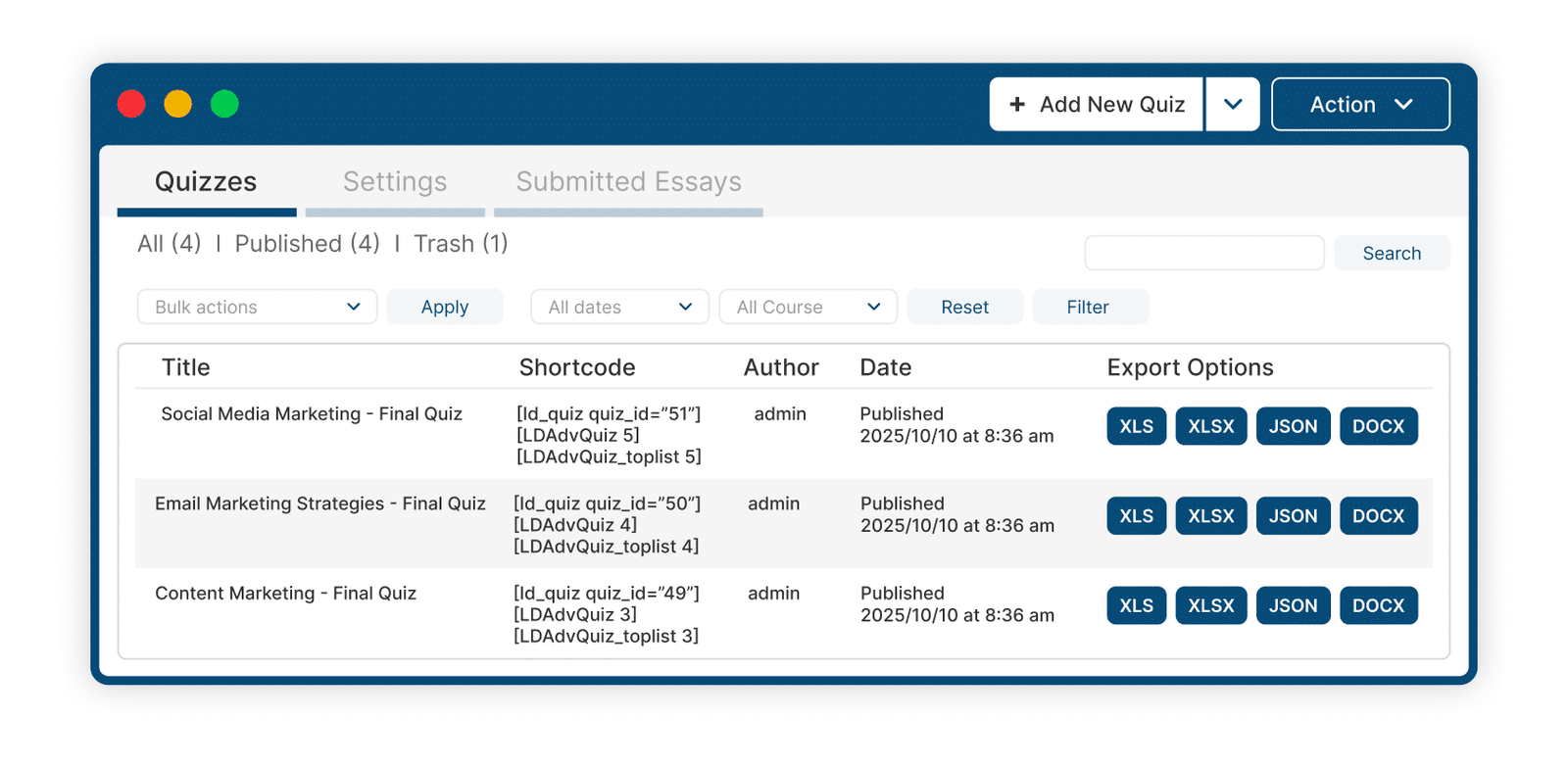 Image showing quizzes