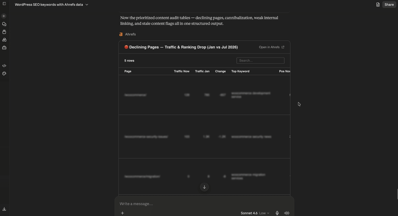 Image showing declining pages. 