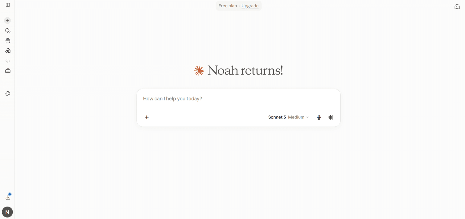 Image showing claude homepage.