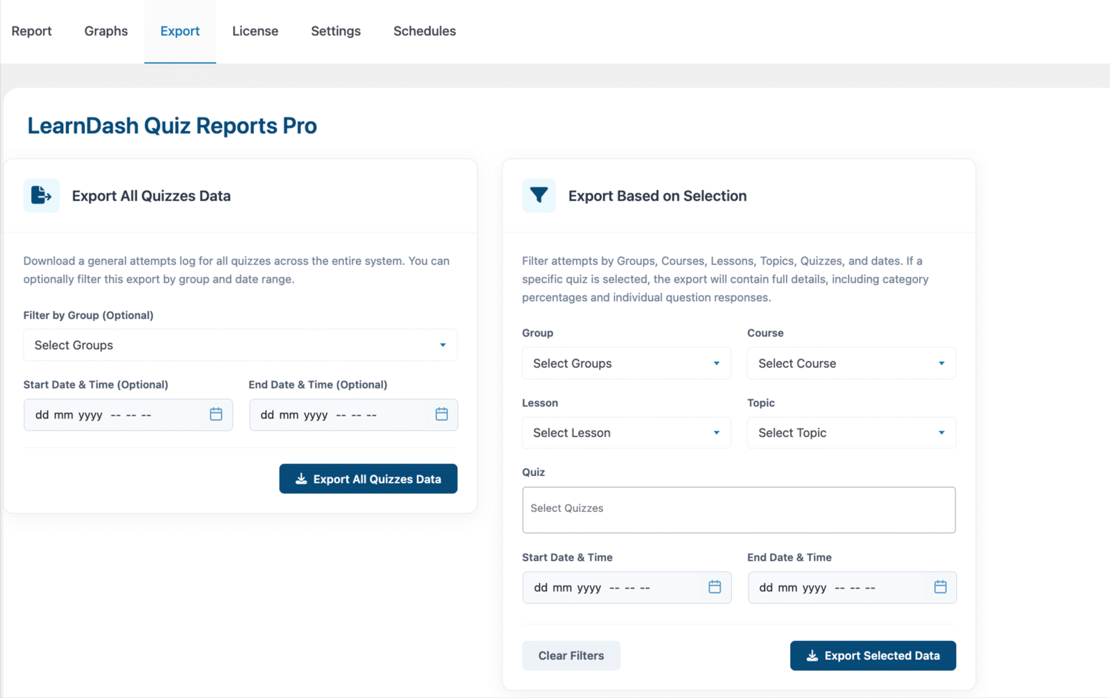 Image showing learndash quiz reports pro.