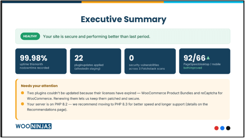 Image showing executive summary. 