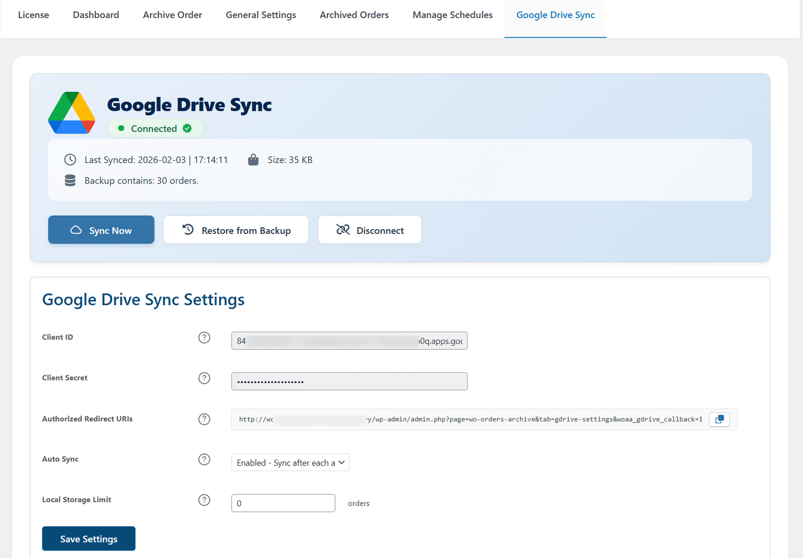 Product Screenshot