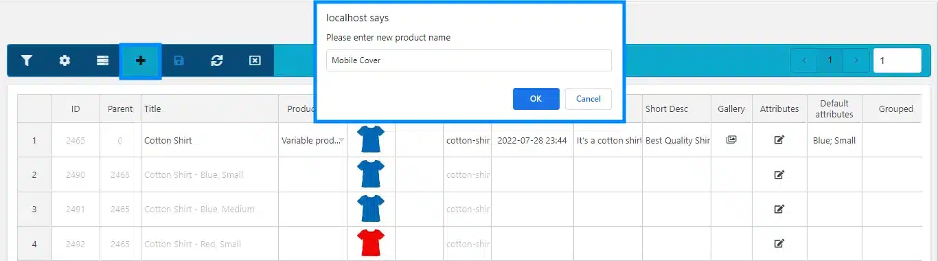 Product Screenshot